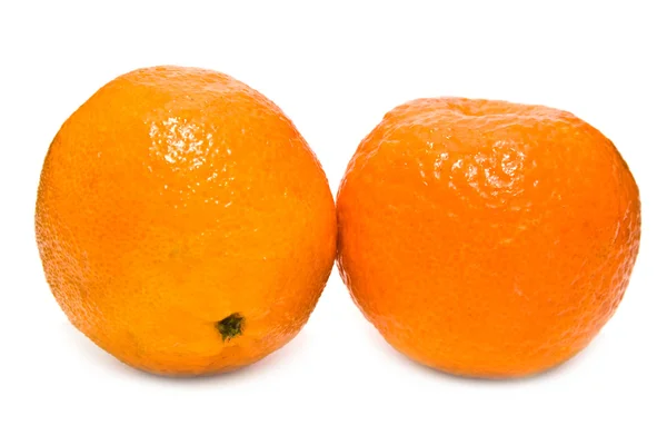 Два мандарина — стоковое фото