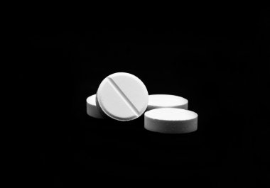 White pills clipart