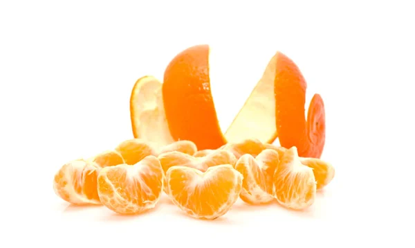 Lóbulos de mandarina — Fotografia de Stock