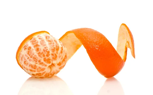Mandarine is in a spiral — Stock Photo, Image