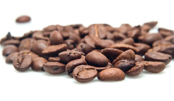 Liten grupp av korn av kaffe — Stockfoto