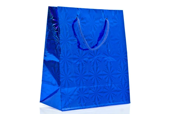 Blauwe briljante pakket — Stockfoto
