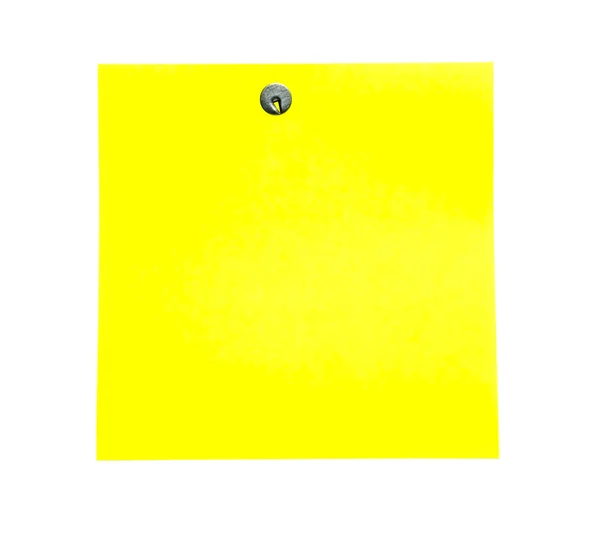 Żółta karta — Zdjęcie stockowe