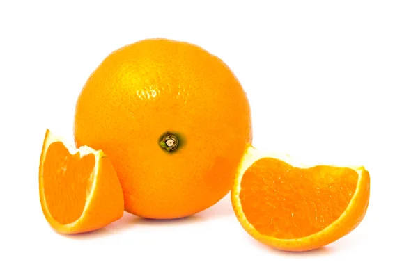 Mandarine with lobules — Stock Photo, Image