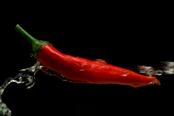 Φρέσκο πιπέρι και νερό — Φωτογραφία Αρχείου