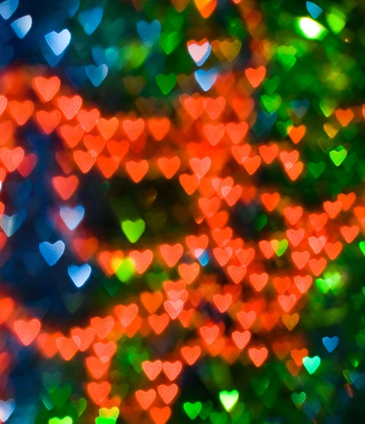Färgade hjärtan — Stockfoto