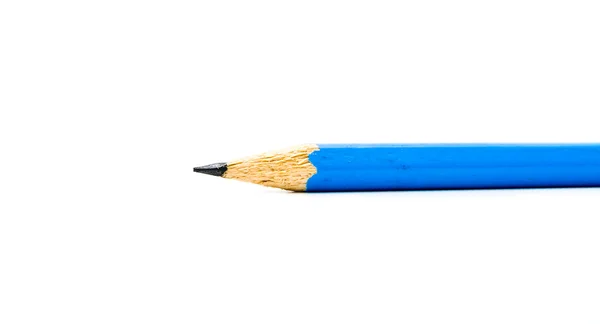 Blå blyant – stockfoto