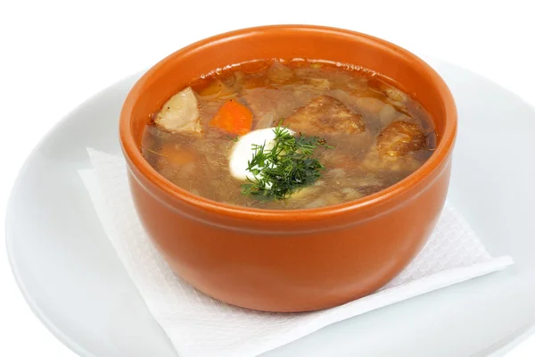 Мясо супа — стоковое фото