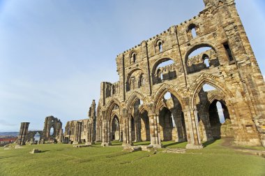 Eski İngiliz abbey deniz kenarı