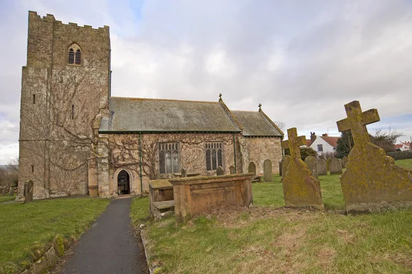 Английская сельская церковь — стоковое фото