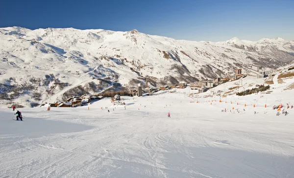 查看下一个滑雪场 — 图库照片