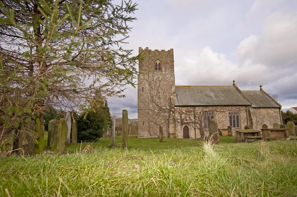 영국 시골 마 교회 — 스톡 사진