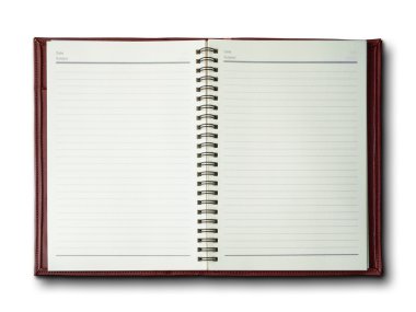 Kırmızı kaplı defter