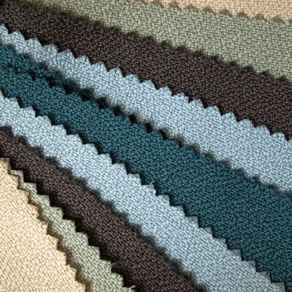 Cool tone fabric sample — Stock Photo, Image
