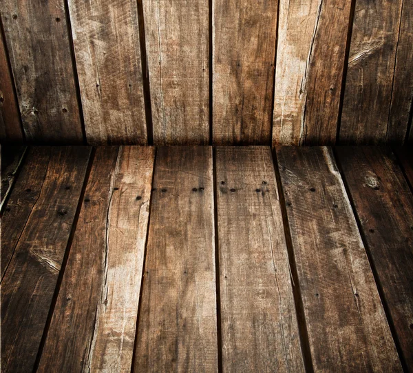 Sala de madeira conner — Fotografia de Stock