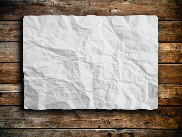 Λευκό τσαλακωμένο χαρτί — Φωτογραφία Αρχείου