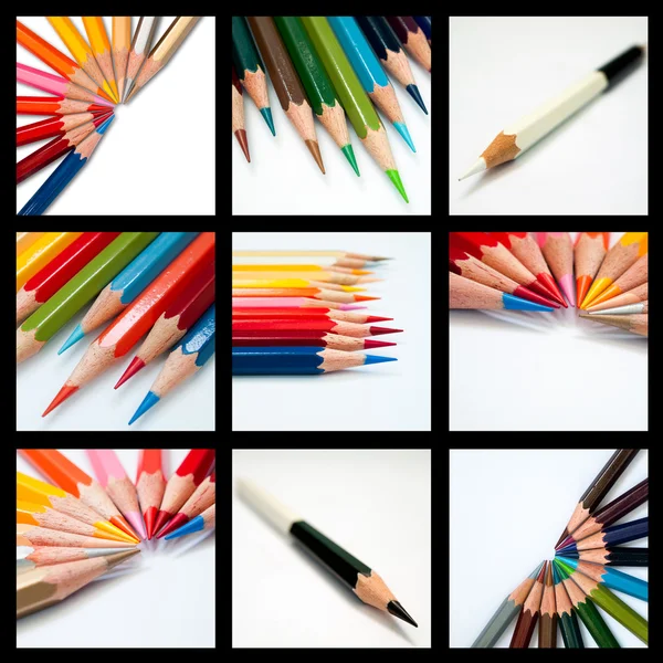 Chladný tón barvy tužka — Stock fotografie