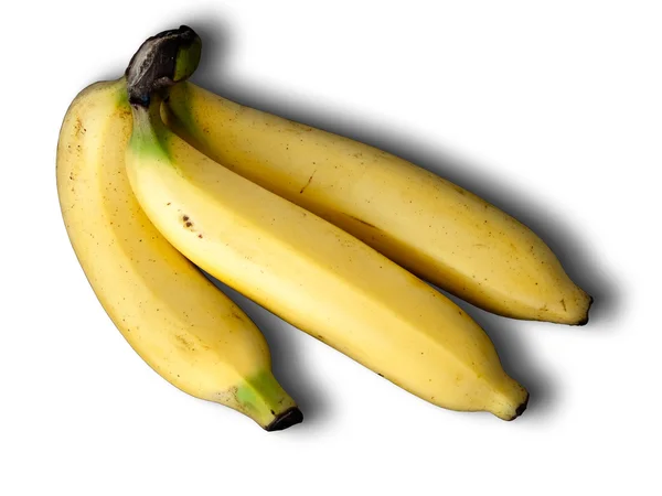 Banane isolieren auf weißem Hintergrund — Stockfoto