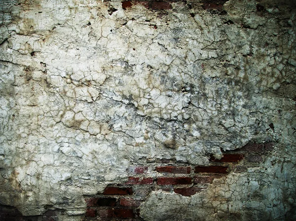 Pęknięcia ściany Cegła — Zdjęcie stockowe