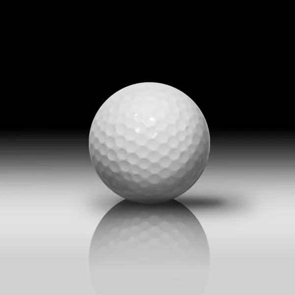 Balle de golf blanche — Photo