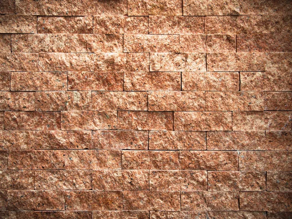 Texture of rectangle pattern red stone — Stock Photo, Image