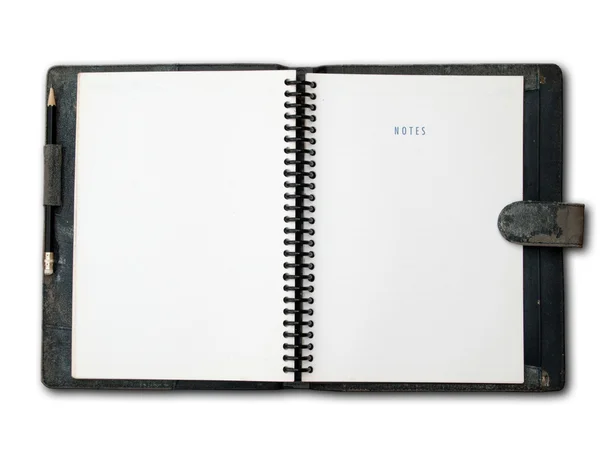 Back leather cover binder — Stock Photo, Image