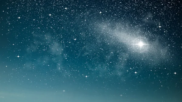 Яскрава зірка в космосі — стокове фото