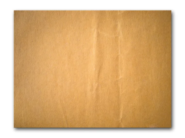 Kahverengi buruşuk kağıt — Stok fotoğraf