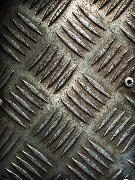 Boden Stahlplatte — Stockfoto