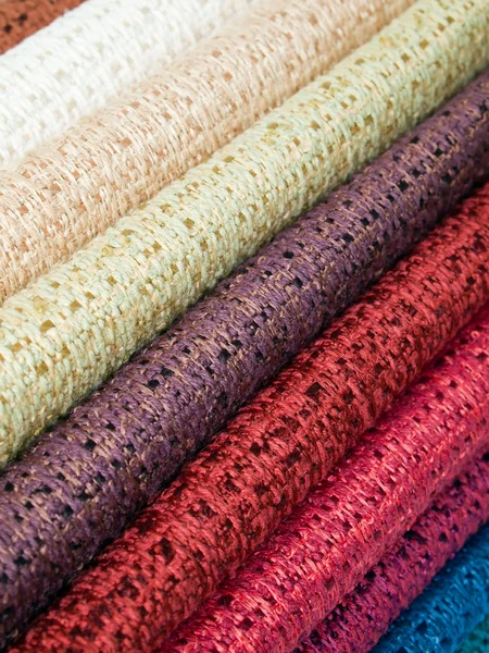Camada de forro de algodão colorido — Fotografia de Stock