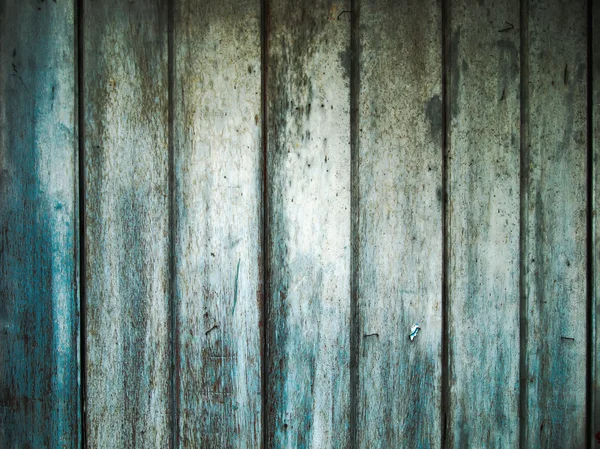Grönt trä dörr — Stockfoto