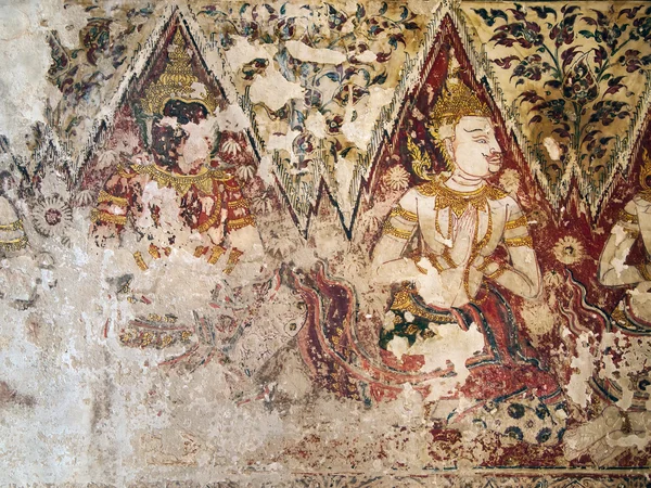 Tajskie starego starożytnej sztuki — Zdjęcie stockowe
