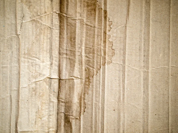 Kirli kahverengi buruşuk kartı — Stok fotoğraf