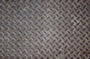 Grunge steel floor palte clipart