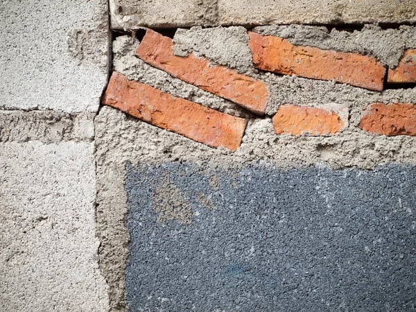 Détail et texture du mur de briques — Photo