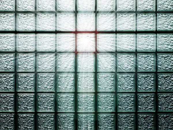Glassteinmauer — Stockfoto