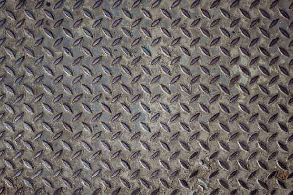 Palte grunge ocelové podlahy — Stock fotografie
