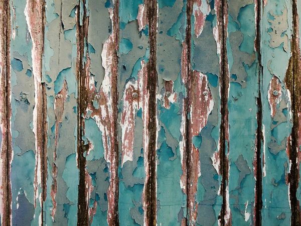 Старая зеленая деревянная стена — стоковое фото