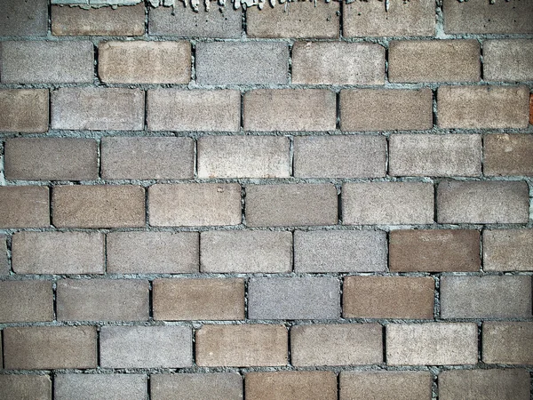 Brick walls lining Block layer — Stock Photo, Image