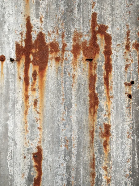 Rust on a piece of zinc — Stock Photo, Image