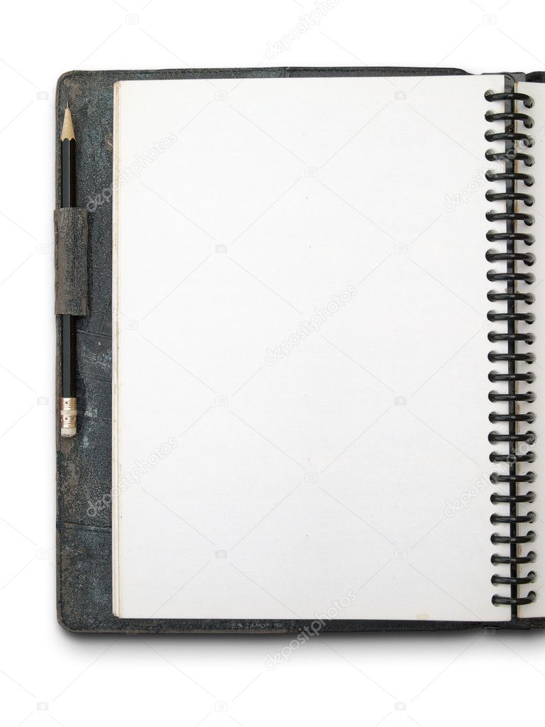 One face white blank page