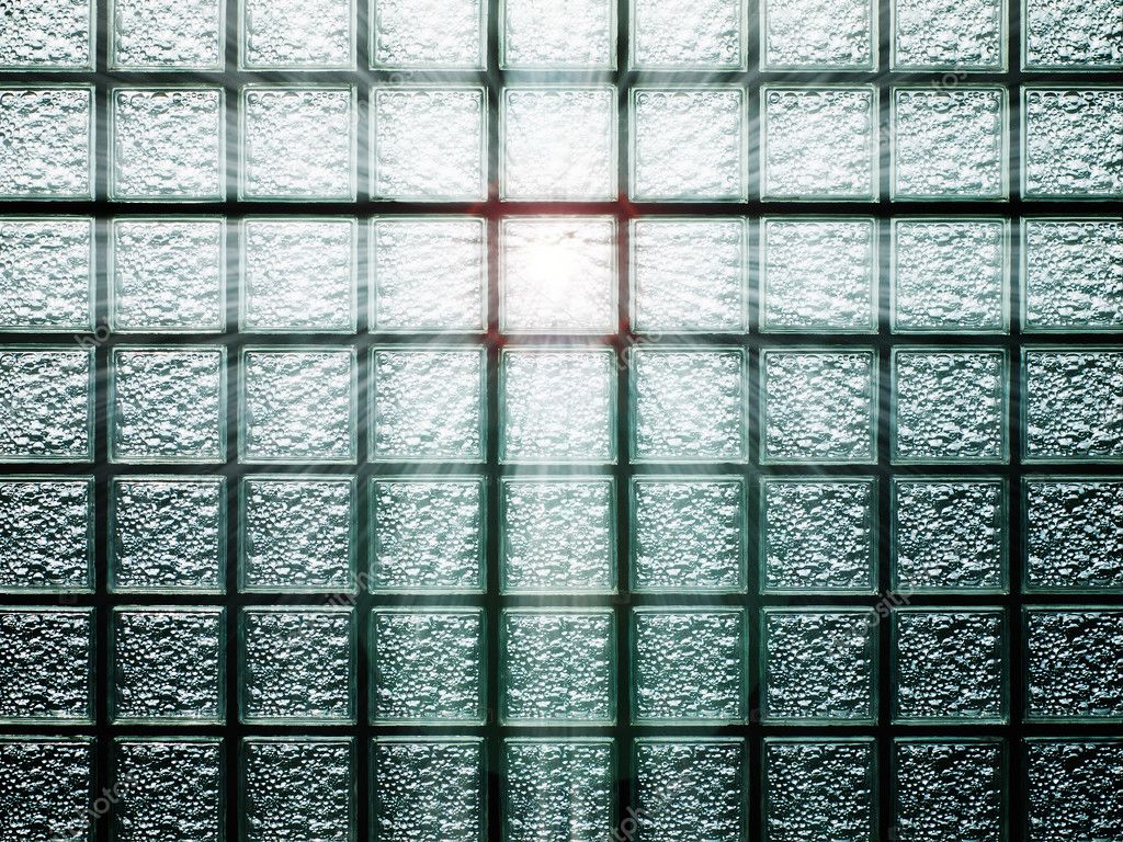 Glass block wall