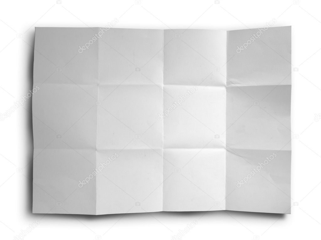 White Crumpled paper