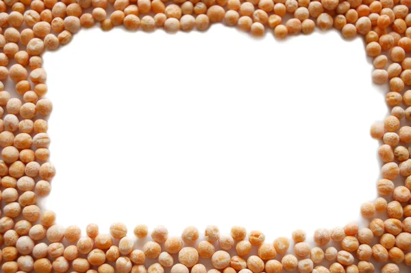 Frame from peas — Stock Photo, Image