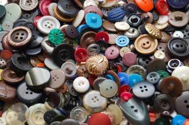 Vintage clothes buttons clipart