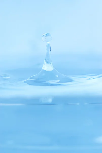 Runde Transparente Wassertropfen Füllen Sich — Stockfoto