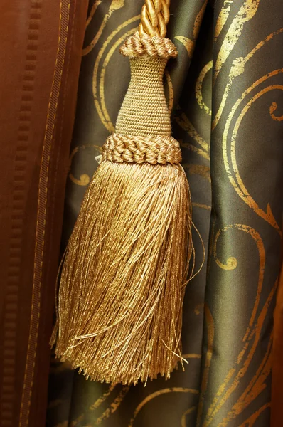 stock image Tassel and knot on luxury cutrain