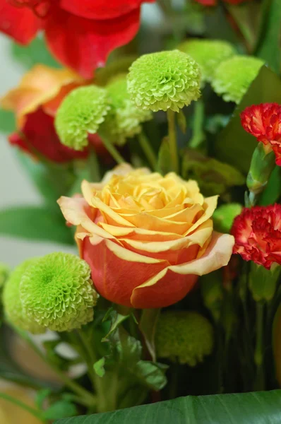 Beautiful Bouquet Rose Centre — Stock Photo, Image