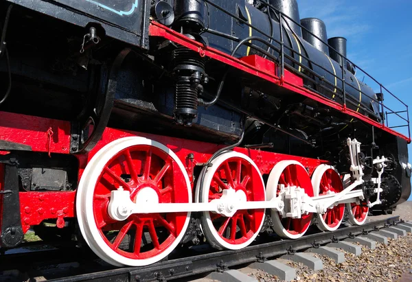 Locomotiva a vapore vintage — Foto Stock