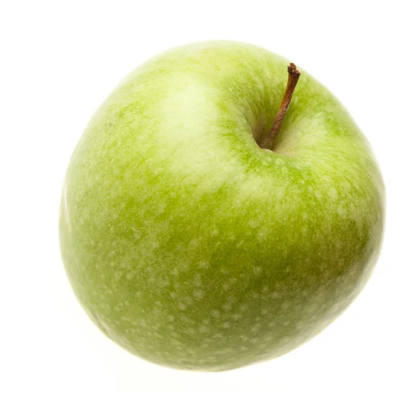 Manzana verde madura aislada —  Fotos de Stock